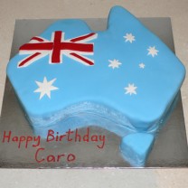 Countries - Australia Cake (D, V)